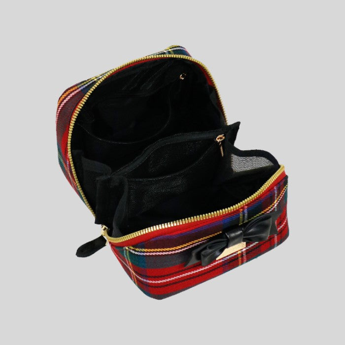 Beauty bag tartan Camomilla