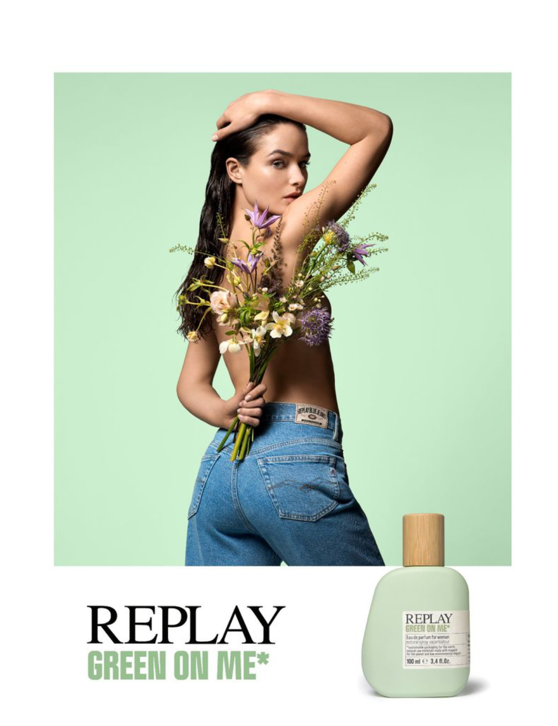 Replay Green on me* Woman EDP 100ml