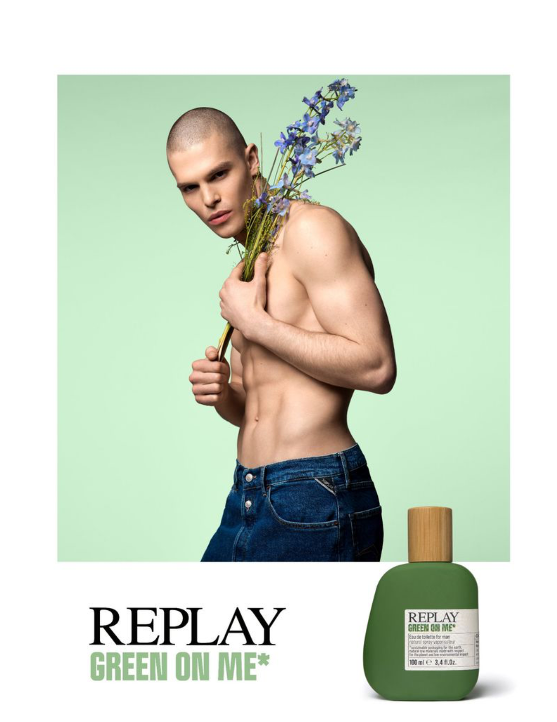 Replay Green on me* Man EDT 100ml