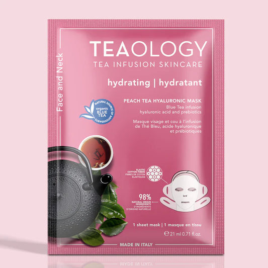 Peach Tea Hyaluronic Maschera Idratante per Viso e Collo