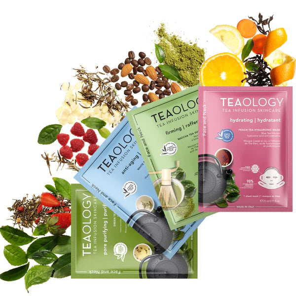 Peach Tea Hyaluronic Maschera Idratante per Viso e Collo